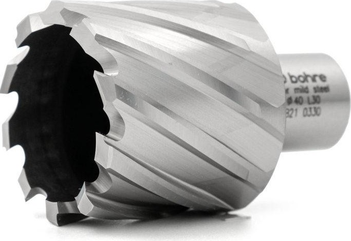 Сверло по металлу Bohre HSS 40х30 мм корончатое с хв. weldon 19 мм (3/4'') КБ010230