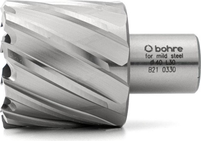 Сверло по металлу Bohre HSS 40х30 мм корончатое с хв. weldon 19 мм (3/4'') КБ010230 - изображение 3