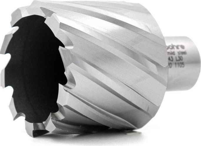 Сверло по металлу Bohre HSS 43х30 мм корончатое с хв. weldon 19 мм (3/4'') КБ010300