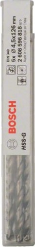 Сверло по металлу BOSCH HSS-G 4.5x82 мм 5шт удлиненных 2608596818 - изображение 2
