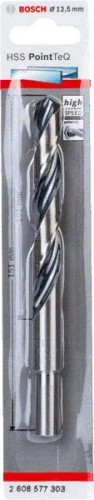 Сверло по металлу BOSCH HSS PointTeQ 12.5 мм (хвост. 10 мм) 2608577303 - изображение 2