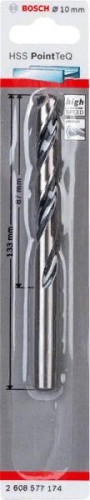 Сверло по металлу BOSCH HSS PointTeQ 10 мм 2608577174 - изображение 2