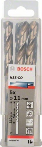 Сверло по металлу BOSCH кобальтовое 11.0 мм 2608585901 - изображение 2