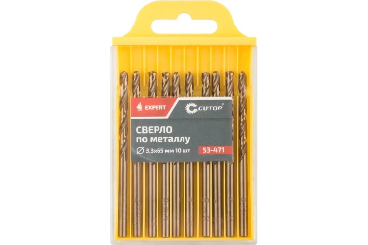 Сверло по металлу Cutop EXPERT 3,3х65 мм (10 шт) 53-471 - изображение 2