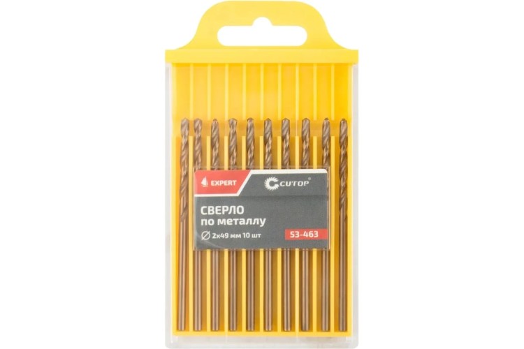 Сверло по металлу Cutop EXPERT 2х49 мм (10 шт) 53-463 - изображение 2