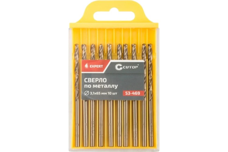 Сверло по металлу Cutop EXPERT 3,1х65 мм (10 шт) 53-469 - изображение 2