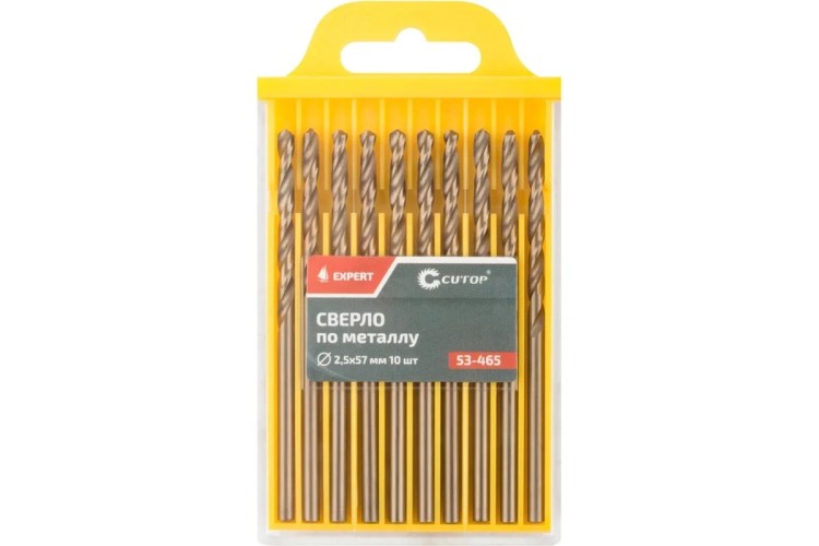 Сверло по металлу Cutop EXPERT 2,5х57 мм (10 шт) 53-465 - изображение 2