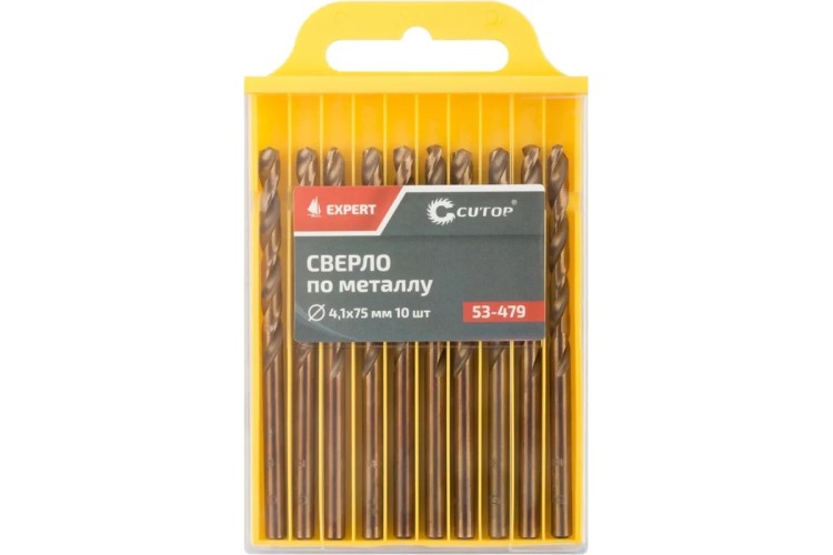 Сверло по металлу Cutop EXPERT 4,1х75 мм (10 шт) 53-479 - изображение 2