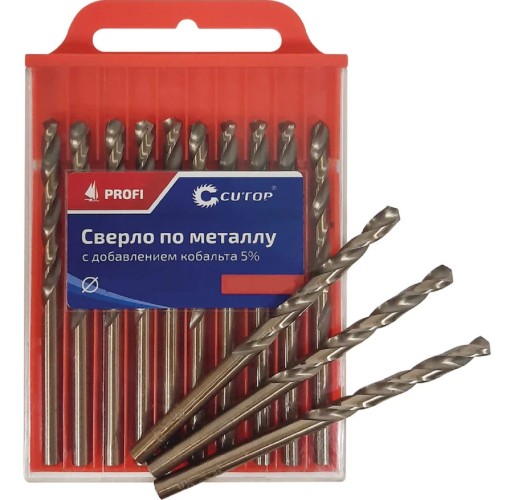 Сверло по металлу Cutop Profi 3,6x70 мм с кобальтом 5% (10 шт) 48-36-10