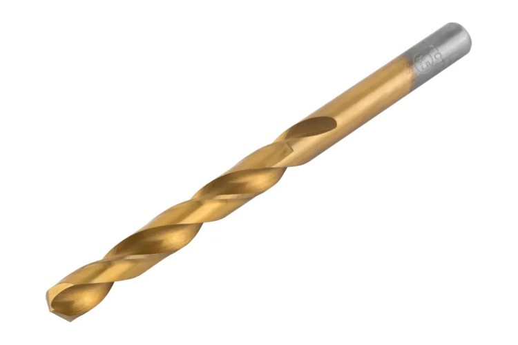 Сверло по металлу Cutop Profi 8,5х117 мм с титановым покрытием, 5 шт 52-454