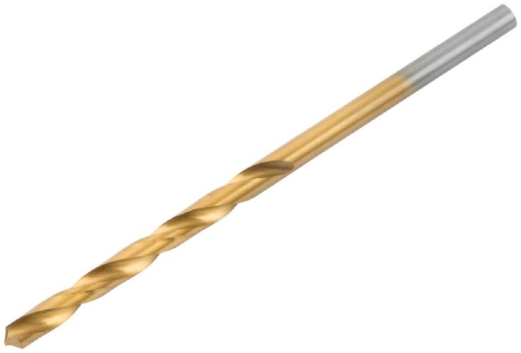 Сверло по металлу Cutop Profi 2,8х61 мм с титановым покрытием, 10 шт 52-431