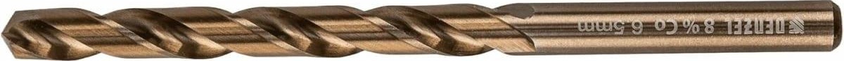 Сверло по металлу Denzel HSS Co-8% 6,5 мм, 71446