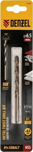 Сверло по металлу Denzel HSS Co-8% 6,5 мм, 71446 - изображение 4