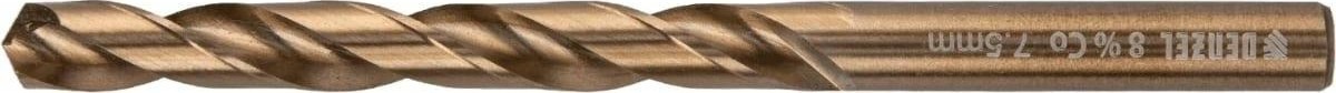 Сверло по металлу Denzel HSS Co-8% 7,5 мм, 71451