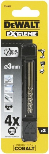 Сверло по металлу DeWALT 3 x 33 / 61 мм HSS-CO Extreme кобальтовое DT4902-QZ (2шт) DT4902-QZ - изображение 2