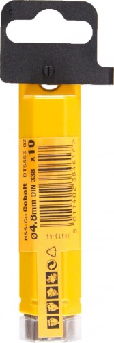 Сверло по металлу DeWALT   4.8 x 47 / 86 мм HSS-CO Extreme кобальтовое DT4928-QZ DT4928-QZ - изображение 2