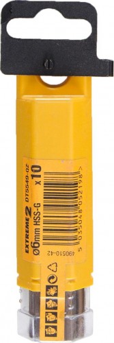 Сверло по металлу DeWALT   6 x 57 / 93 мм HSS-G Extreme 2 шлифованное DT5549-QZ DT5549-QZ - изображение 3