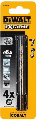 Сверло по металлу DeWALT 6,5 x 63 /101 мм HSS-CO Extreme кобальтовое DT4909-QZ DT4909-QZ - изображение 2