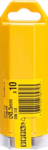 Сверло по металлу DeWALT   8.5 x 72 / 117 мм HSS-CO Extreme кобальтовое DT4939-QZ DT4939-QZ - изображение 2