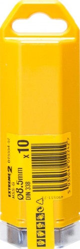 Сверло по металлу DeWALT   8.5 x 72 / 117 мм HSS-G Extreme 2 шлифованное DT5554-QZ DT5554-QZ - изображение 3