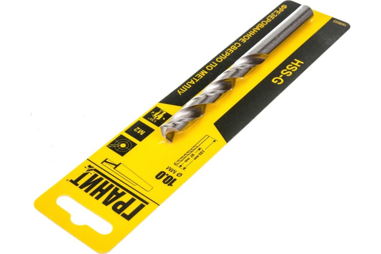 Сверло по металлу ГРАНИТ HSS-G 10,0х133/87 165033 - изображение 3