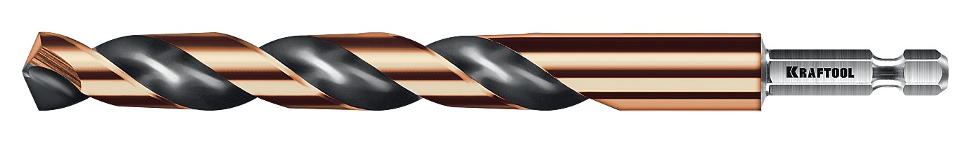 Сверло по металлу KRAFTOOL НЕХ-1/4", d 12.0х151 мм 29652-12