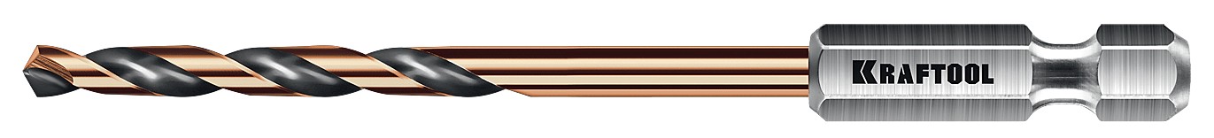 Сверло по металлу KRAFTOOL НЕХ-1/4", d 2,5х69 мм 29652-2.5