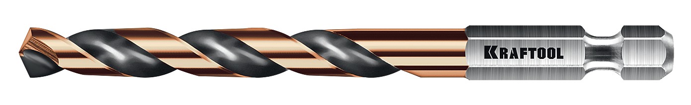 Сверло по металлу KRAFTOOL НЕХ-1/4", d 7.0х109 мм 29652-7