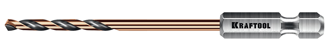 Сверло по металлу KRAFTOOL НЕХ-1/4", d 2,0х60 мм 29652-2