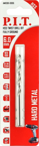 Сверло по металлу P.I.T. AMED01-0006 6,0x93мм - изображение 2