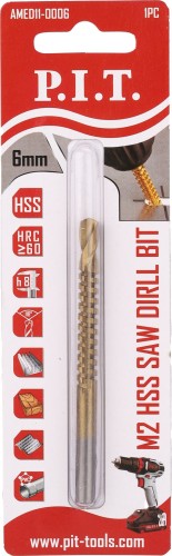 Сверло по металлу P.I.T. AMED11-0006 универсальное 6,0x85мм - изображение 2