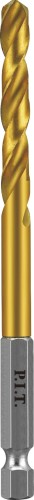 Сверло по металлу P.I.T. AMED12-0006 с шестигранным хвостовиком 6,0x113мм