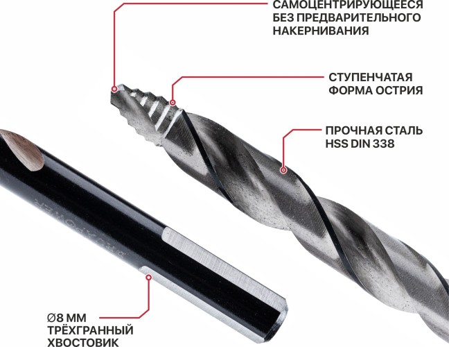 Сверло по металлу P.I.T. AMED16-0008 - изображение 5