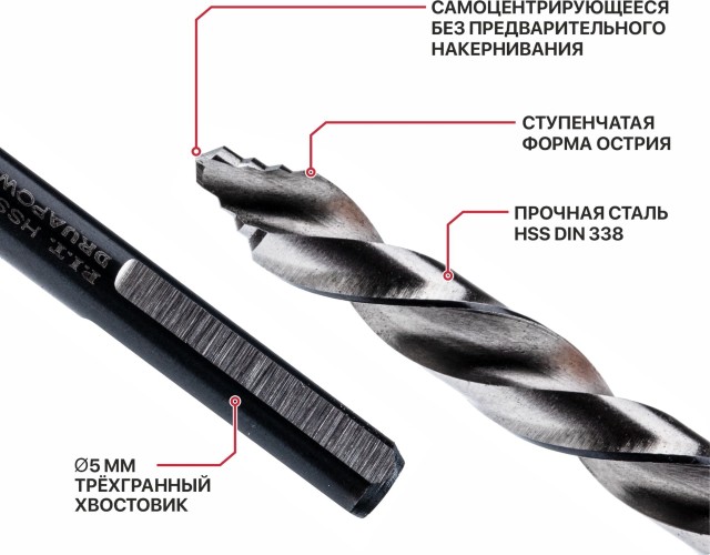 Сверло по металлу P.I.T. AMED16-0005 - изображение 5