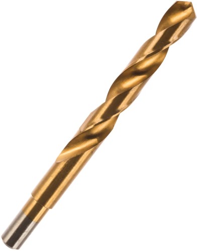 Сверло по металлу Профоснастка №1370 Эксперт D 15/13 мм HSS M2 TIN с расточ. хв. (6542)/118° din 338 30201370