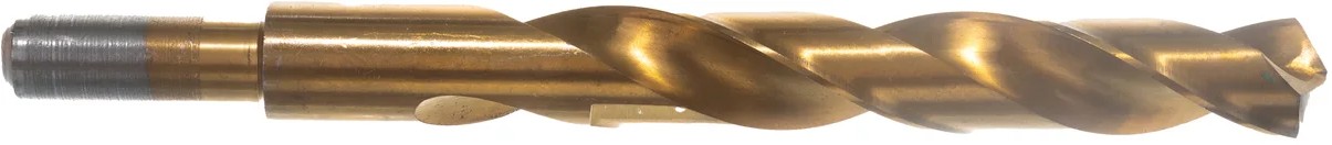 Сверло по металлу Профоснастка №1400 Эксперт D 18/13 мм HSS M2 TIN с расточ. хв. (6542)/118° din 338 30201400 - изображение 2