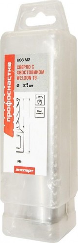 Сверло по металлу Профоснастка WELDON 19 №779 Эксперт  10,0 мм L1=30 мм HSS M2 с хвостовиком 40201017 - изображение 2