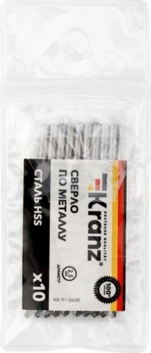 Сверло по металлу REXANT HSS 2,5 мм (10 шт.) 91-0608 - изображение 3