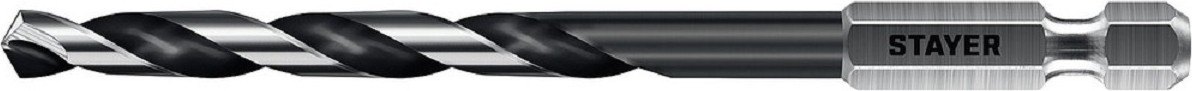 Сверло по металлу STAYER НЕХ-1/4", d 6.0х116 мм 29603-6