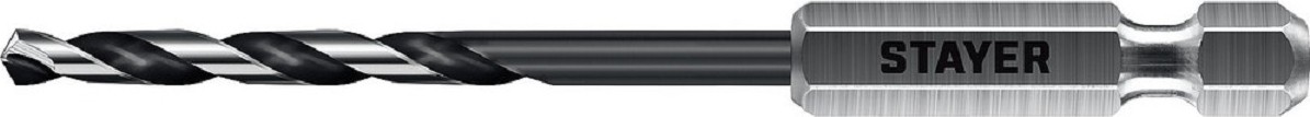 Сверло по металлу STAYER НЕХ-1/4", d 3.5х93 мм 29603-3.5