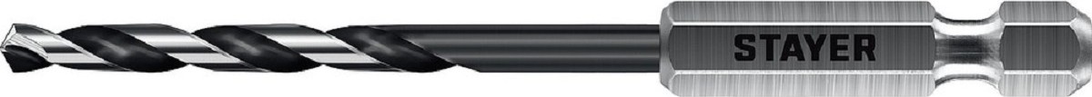 Сверло по металлу STAYER НЕХ-1/4", d 4.2х98 мм 29603-4.2