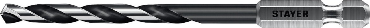 Сверло по металлу STAYER НЕХ-1/4", d 5.0х109 мм 29603-5