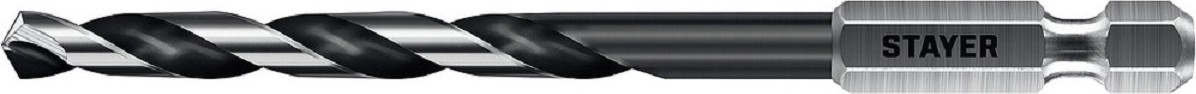Сверло по металлу STAYER НЕХ-1/4", d 5.5х116 мм 29603-5.5