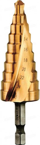 Сверло по металлу ступенчатое DeWALT 14-25 мм EXTREME IMPACT DT5030-QZ