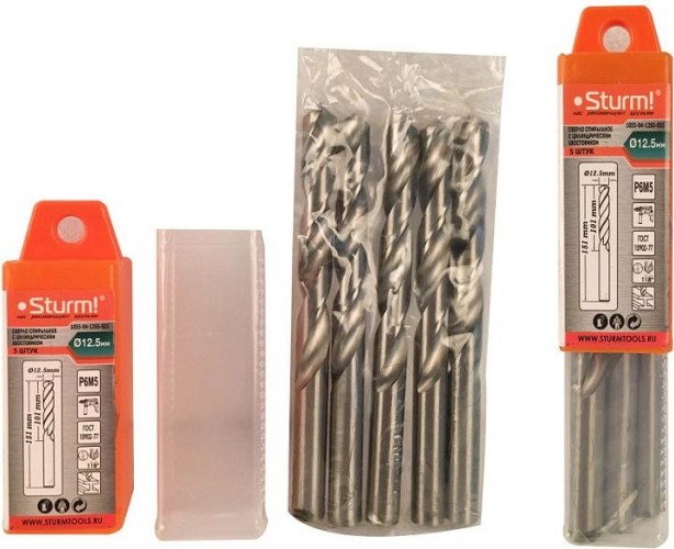 Сверло по металлу Sturm 1055-04-12S5-SS5 12,5х151 мм, 5 шт. - изображение 4