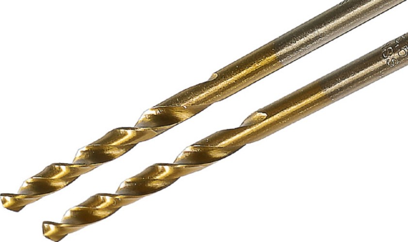 Сверло по металлу Sturm 1055-035-70 3,5х70 мм, нитридтитан., 118°, 2 шт. - изображение 2