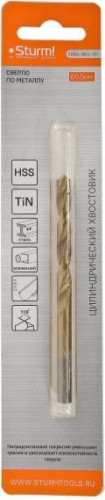 Сверло по металлу Sturm 1055-065-101 6,5х101 мм, нитридтитан., 118° - изображение 5