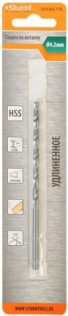 Сверло по металлу Sturm 1055-042-119L 2,0х85 мм, удлинен., 118° - изображение 3