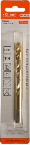 Сверло по металлу Sturm 1055-095-125 9,5х125 мм, нитридтитан., 118° - изображение 4