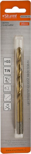 Сверло по металлу Sturm 1055-090-125 9,0х125 мм, нитридтитан., 118° - изображение 4